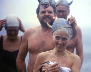 Månevogter Bodil »Bølgebryder« Carstensen i et foto af ældre dato - hun er ekspert i fuldmåner.